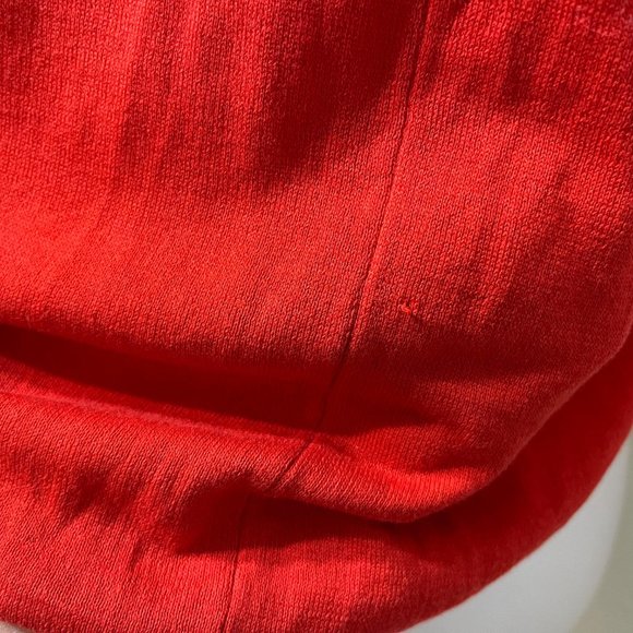 TSE Made in Italy Large Red/Orange Crewneck Sleeveless Top - Picture 7 of 7